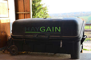 Exemple du purificateur de foin HayGain © N. Genoux